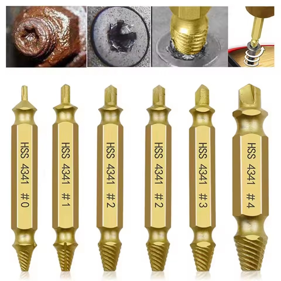 Drill Bits - Conjunto de Brocas Extratoras de Parafusos