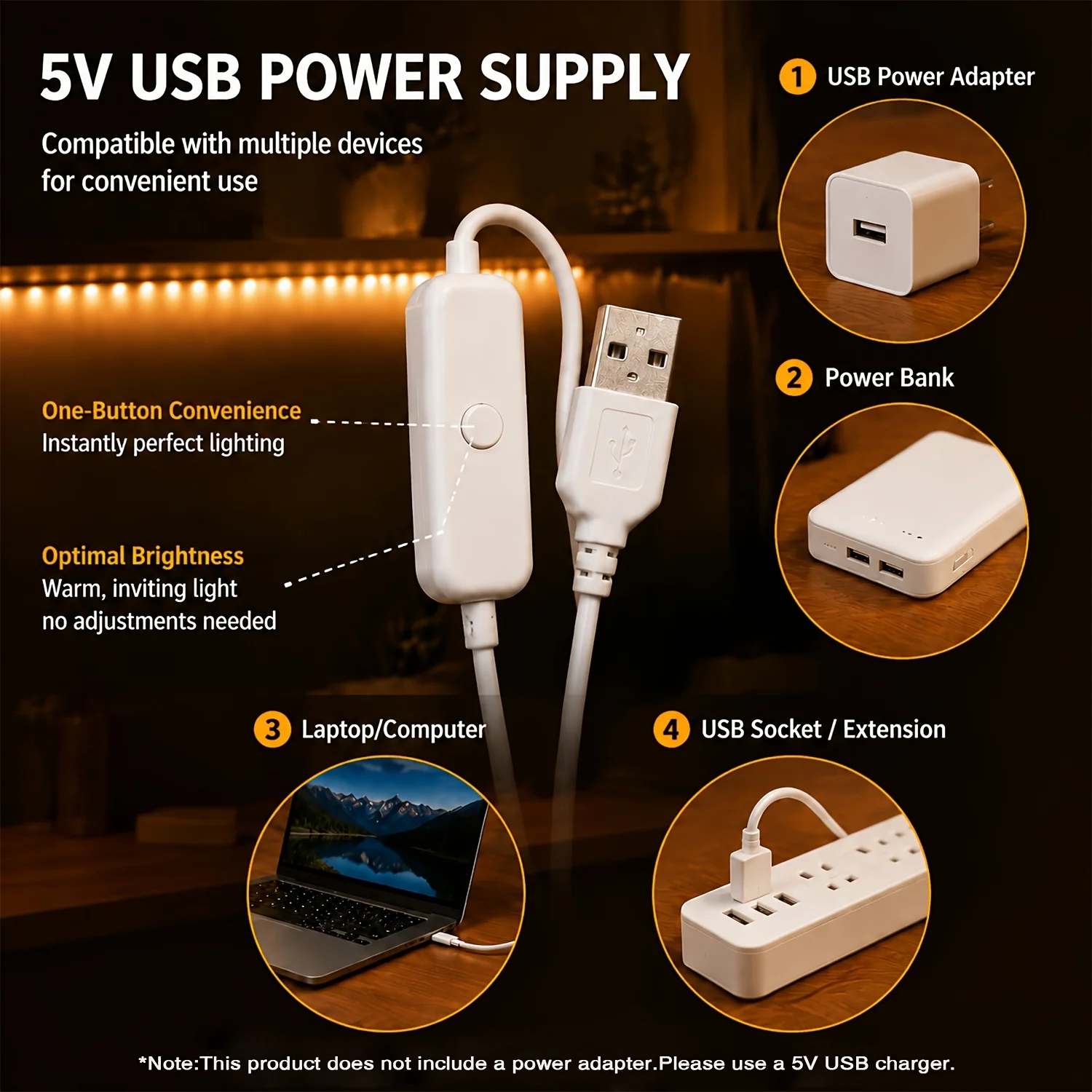 Fitas de luzes LED com control - Led Strip Lights avaliação e preço