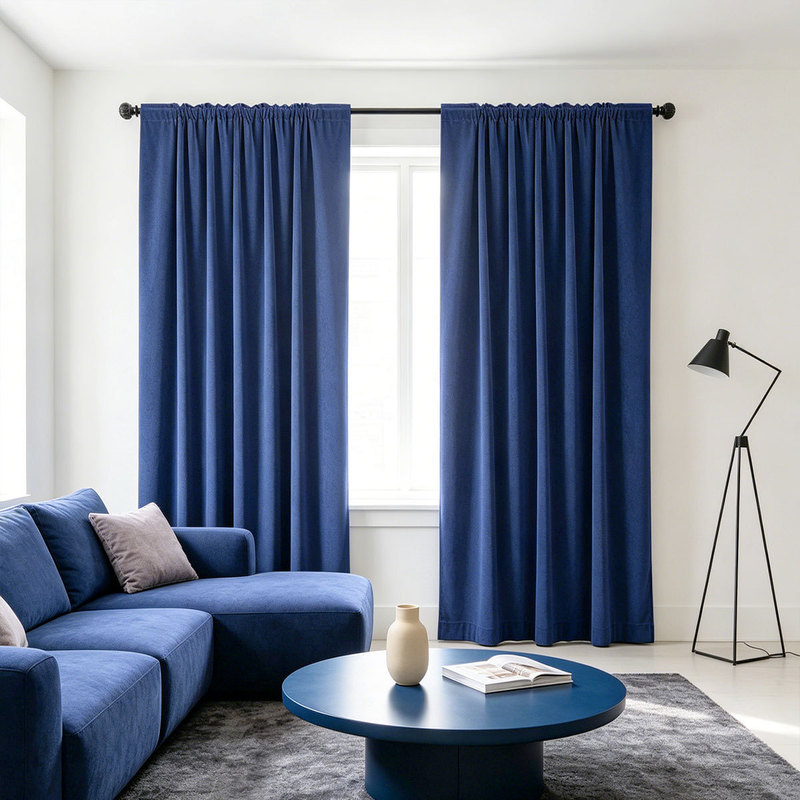 2 cortinas de veludo liso com  - Curtain Rods avaliação e preço