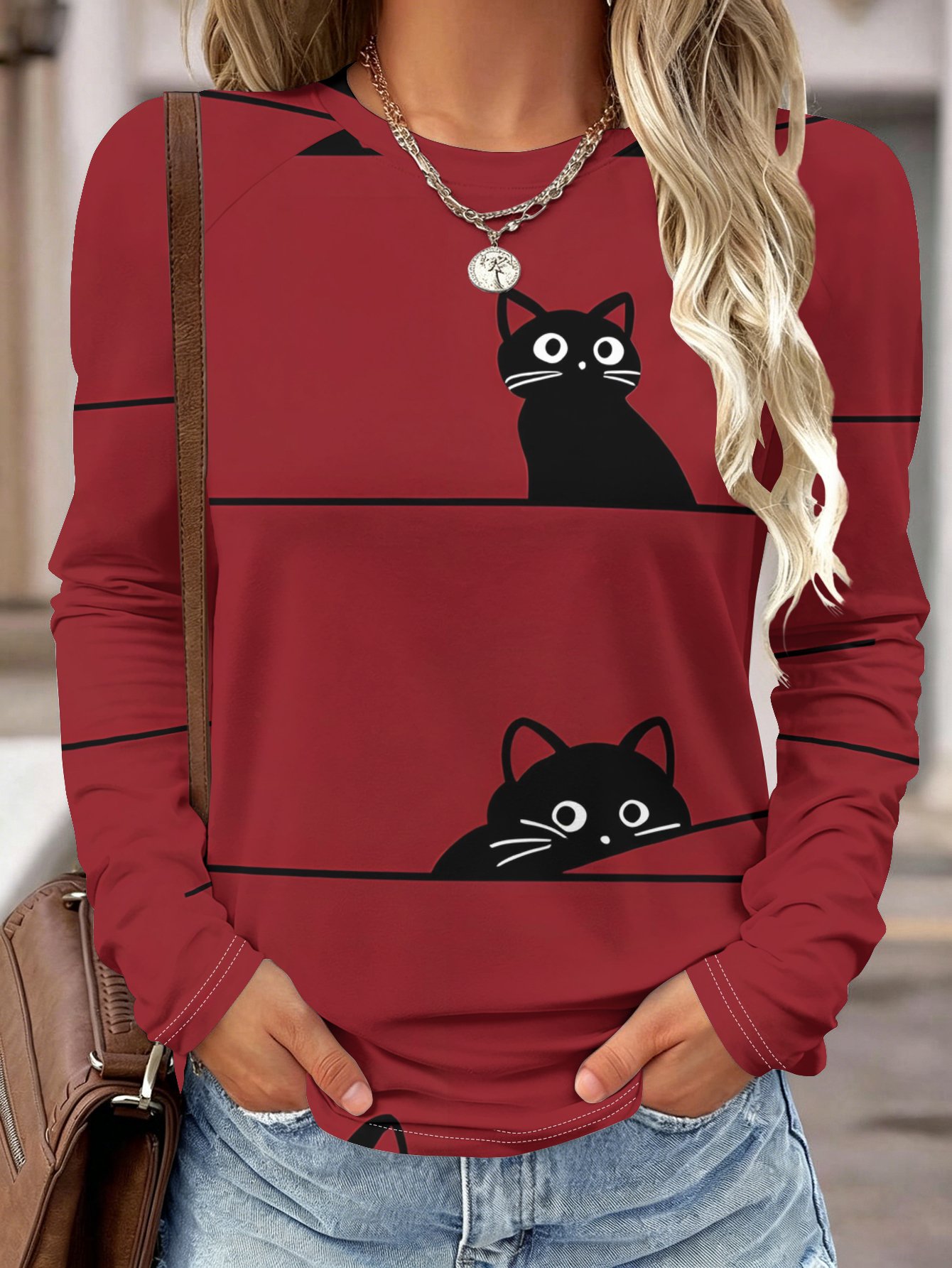 Camisa de manga comprida para  - Wallpaper avaliação e preço