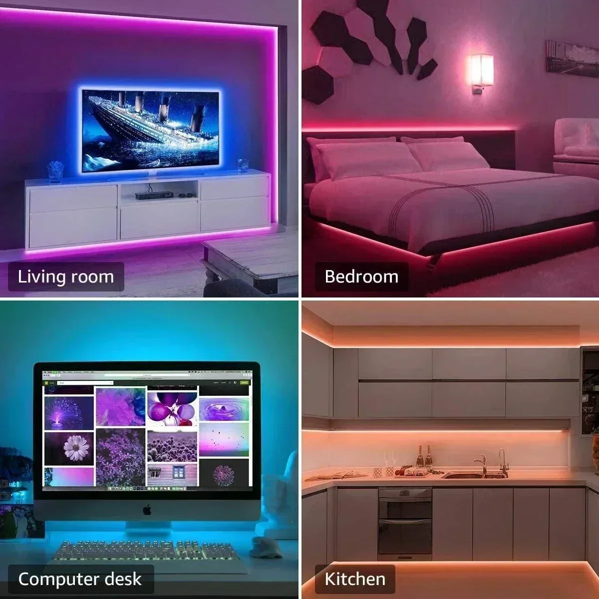 Faixa de luz led rgb inteligen - Led Strip Lights avaliação e preço