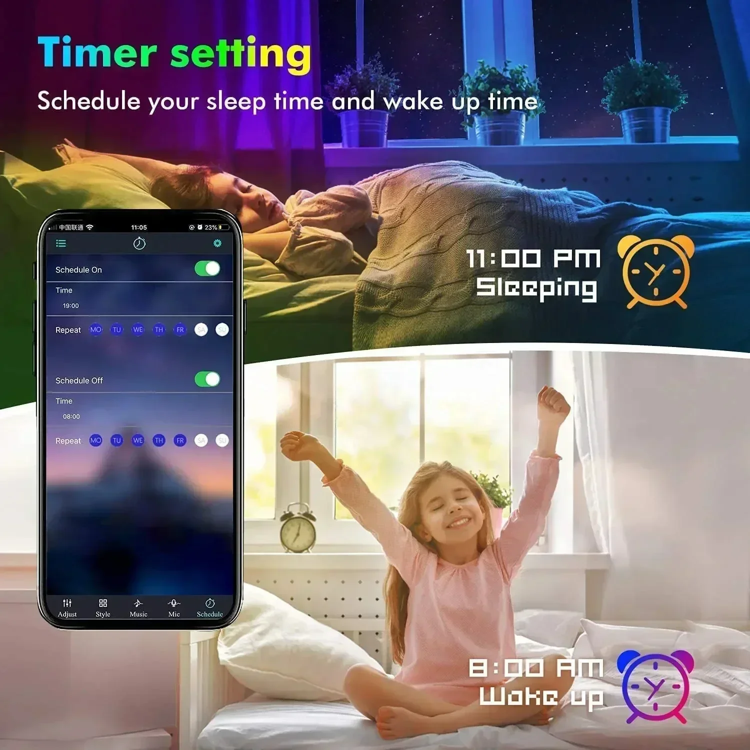 Faixa de luz led rgb inteligen - Led Strip Lights avaliação e preço