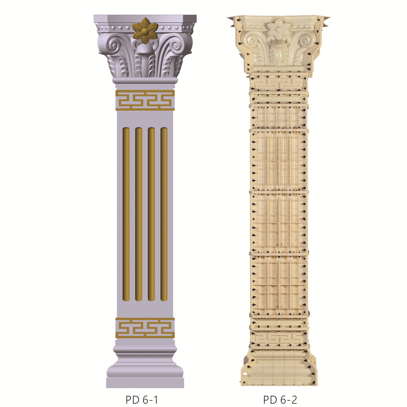 Molde de pilar quadrado de con - Home Improvement Fence avaliação e preço