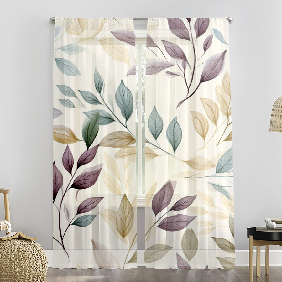 2 cortinas transparentes, esta - Curtain Rods avaliação e preço