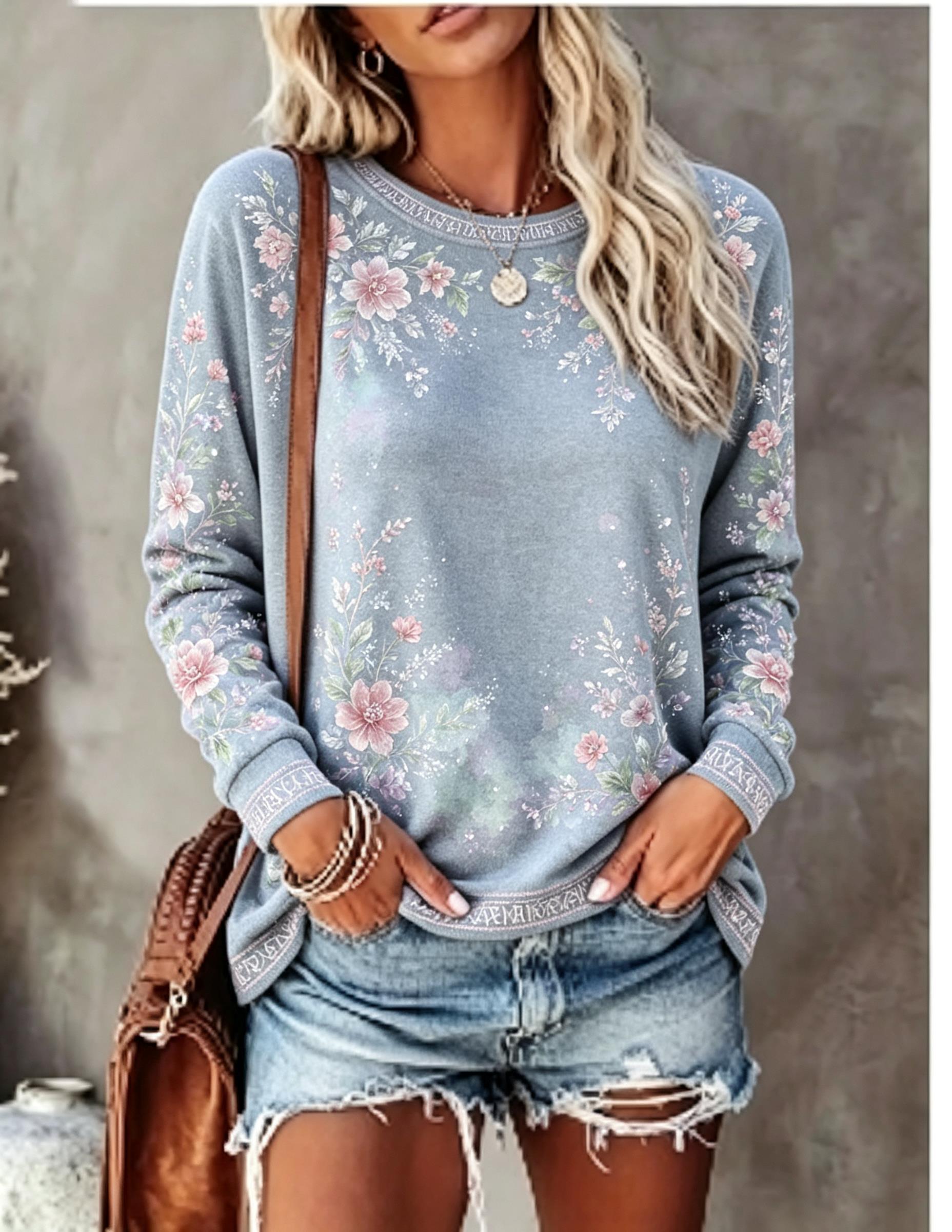 Camiseta feminina de manga com - Wallpaper avaliação e preço