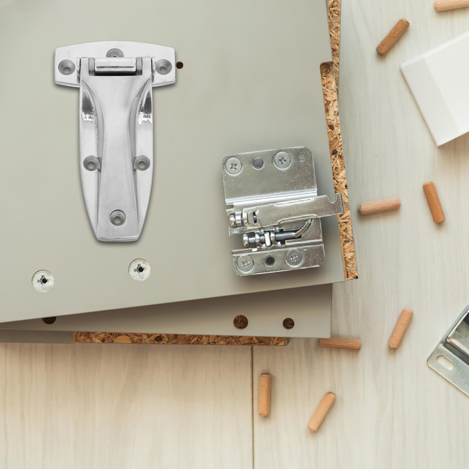 Dobradiças de Armário em Aço I - Cabinet Hinges avaliação e preço