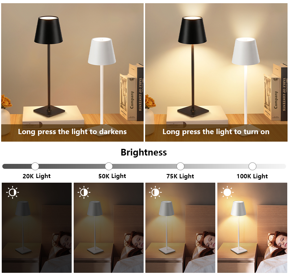 Luminária de Mesa LED Recarreg - Light Switch avaliação e preço