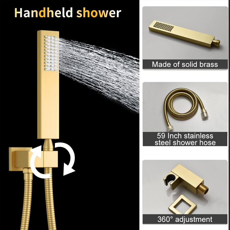 Latão escovado ouro display di - Faucet avaliação e preço